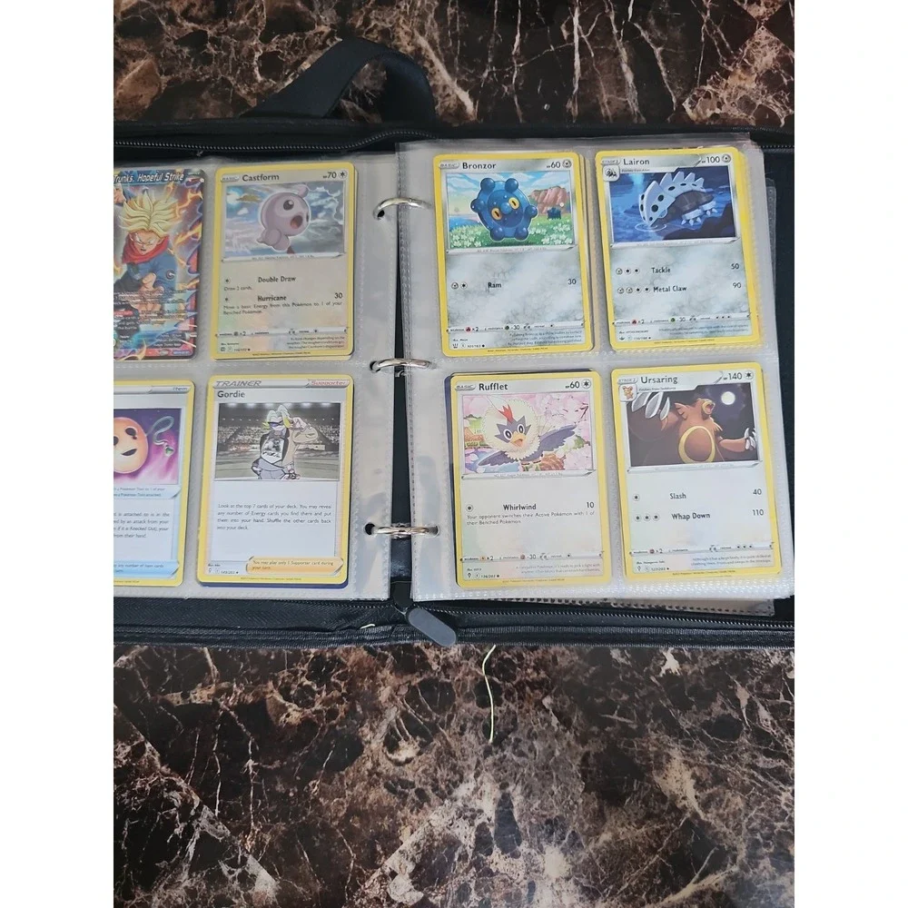 Pokemon And Dragon Ball Card Lot In Pokemon Binder